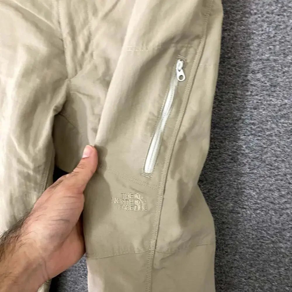 The North Face Men's Size 38 Beige Straight Leg Nylon Outerwear Pants
